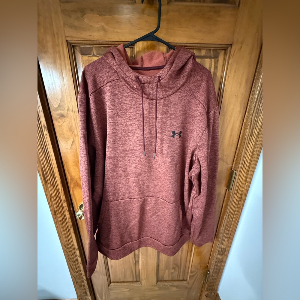 Men’s 3XL Under Armour Hoodie Heathered Maroon